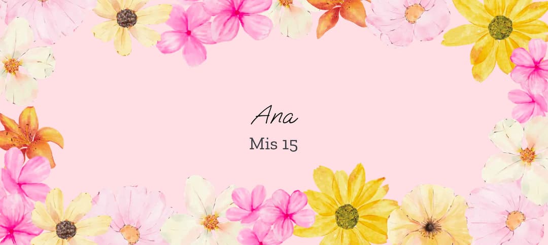 Modelo: floral